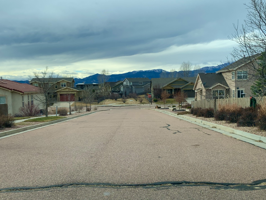 Street view in Wolf Ranch